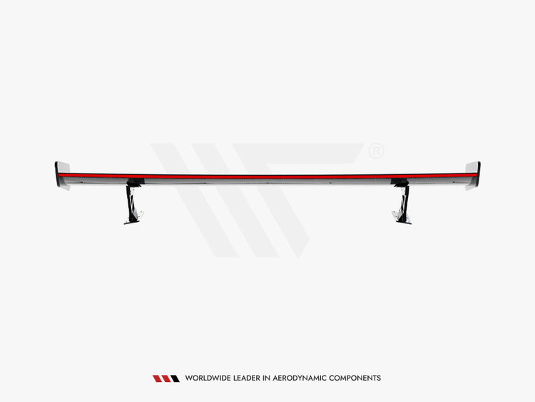 Carbon Spoiler With External Brackets Uprights + LED Audi A3 / A3 S-Line / S3 / RS3 Sedan 8V / 8V Facelift - Wayside Performance 