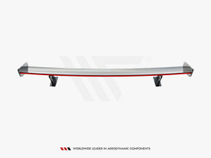 Carbon Spoiler With External Brackets Uprights + LED Audi A3 / A3 S-Line / S3 / RS3 Sedan 8V / 8V Facelift - Wayside Performance 