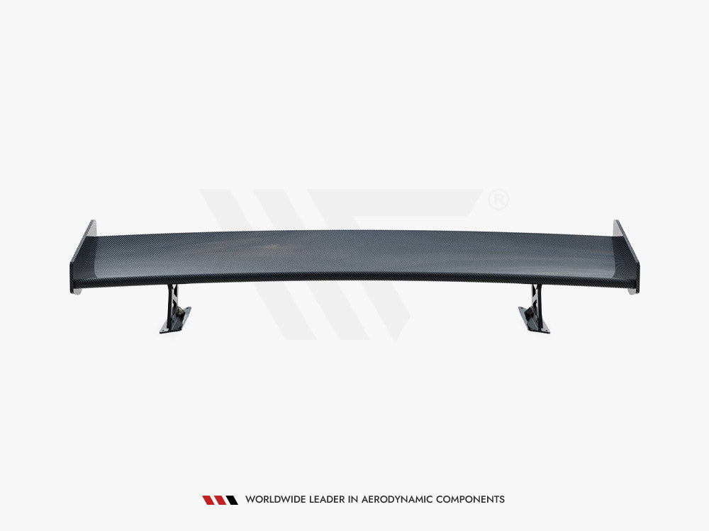 Carbon Spoiler With External Brackets Uprights + LED Audi A3 / A3 S-Line / S3 / RS3 Sedan 8V / 8V Facelift - Wayside Performance 