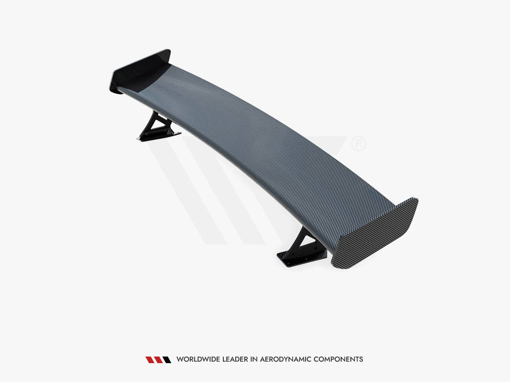 Carbon Spoiler With External Brackets Uprights + LED Audi A3 / A3 S-Line / S3 / RS3 Sedan 8V / 8V Facelift - Wayside Performance 