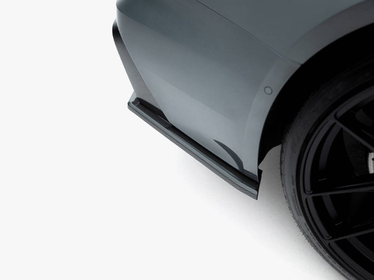 Prepreg Carbon Fiber Rear Side Splitters Audi RS6 C8 - Wayside Performance 