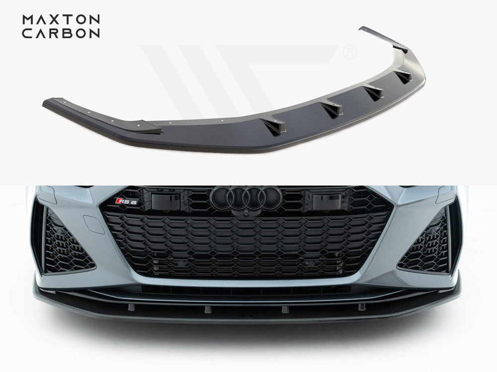Carbon Fiber Front Splitter Audi Rs6 C8 / Rs7 C8