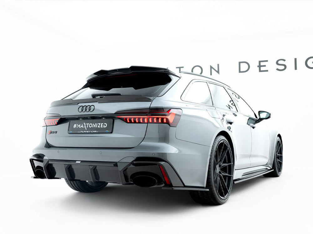 Carbon Fiber Tailgate Spoiler Audi Rs6 C8