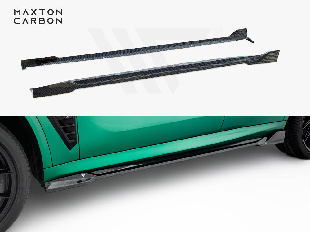 Prepreg Carbon Fiber Side Skirts BMW X5 M F95 Facelift
