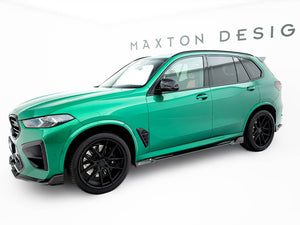 Prepreg Carbon Fiber Side Skirts BMW X5 M F95 Facelift - Wayside Performance 
