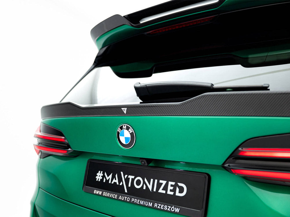 Prepreg Carbon Fiber Tailgate Spoiler (Lower) BMW X5 M F95 Facelift - Wayside Performance 