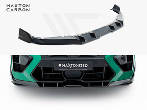 Prepreg Carbon Fiber Front Splitter BMW X5 M F95 Facelift - Wayside Performance 