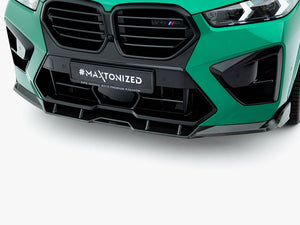 Prepreg Carbon Fiber Front Splitter BMW X5 M F95 Facelift - Wayside Performance 
