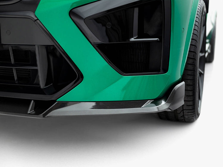 Prepreg Carbon Fiber Front Splitter BMW X5 M F95 Facelift - Wayside Performance 
