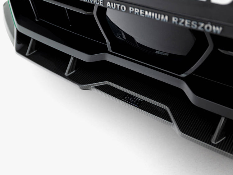 Prepreg Carbon Fiber Front Splitter BMW X5 M F95 Facelift - Wayside Performance 