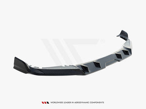 Prepreg Carbon Fiber Front Splitter BMW X5 M F95 Facelift - Wayside Performance 