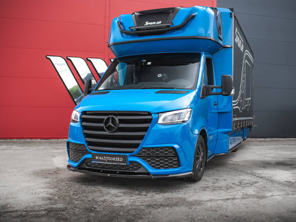 Maxton Design Front Bumper + Splitter Mercedes-Benz Sprinter Mk3 - Wayside Performance 