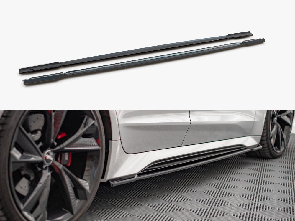 Maxton Design Side Skirts Splitters V.1 Audi RS7 C8 - Wayside Performance 