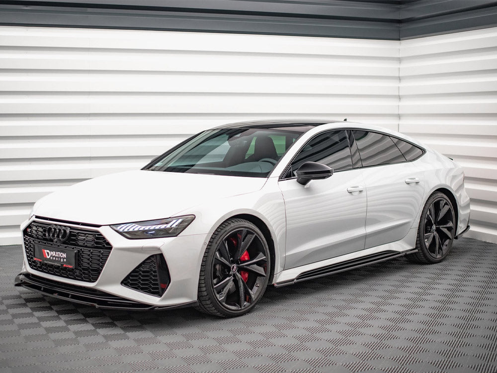 Maxton Design Side Skirts Splitters V.1 Audi RS7 C8 - Wayside Performance 