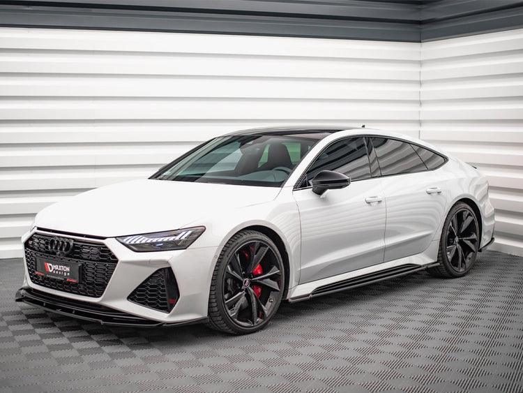 Maxton Design Side Skirts Splitters V.1 Audi RS7 C8 - Wayside Performance 