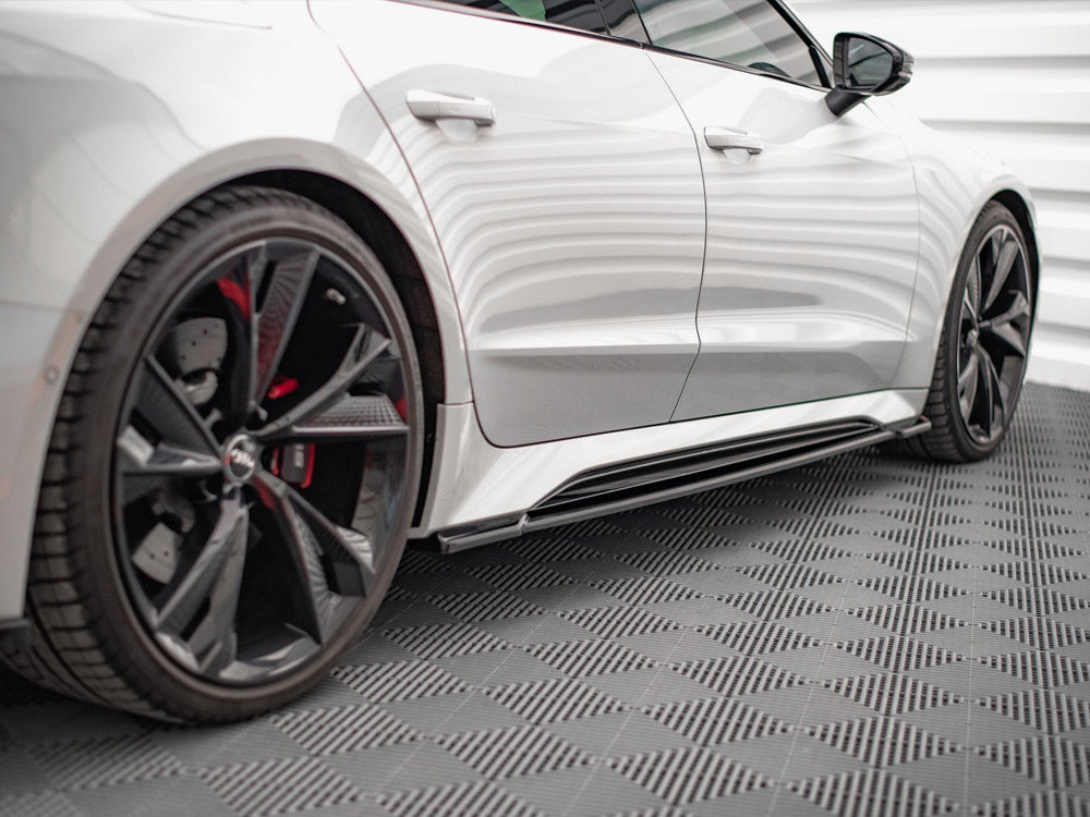 Maxton Design Side Skirts Splitters V.1 Audi RS7 C8 - Wayside Performance 