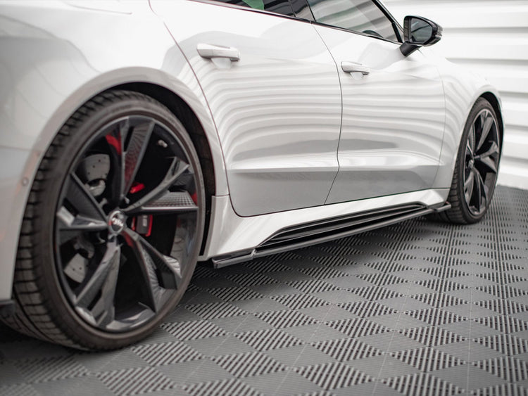 Maxton Design Side Skirts Splitters V.1 Audi RS7 C8 - Wayside Performance 