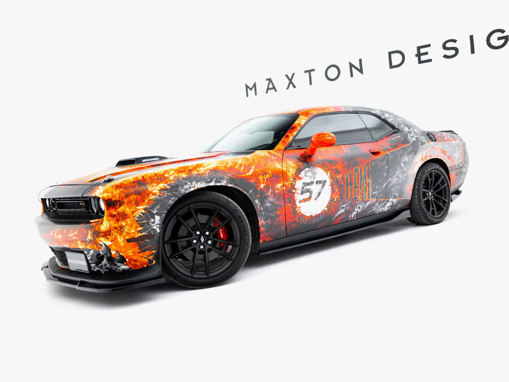 Maxton Design Side Skirts Diffusers Dodge Challenger GT Mk3 Facelift - Wayside Performance 
