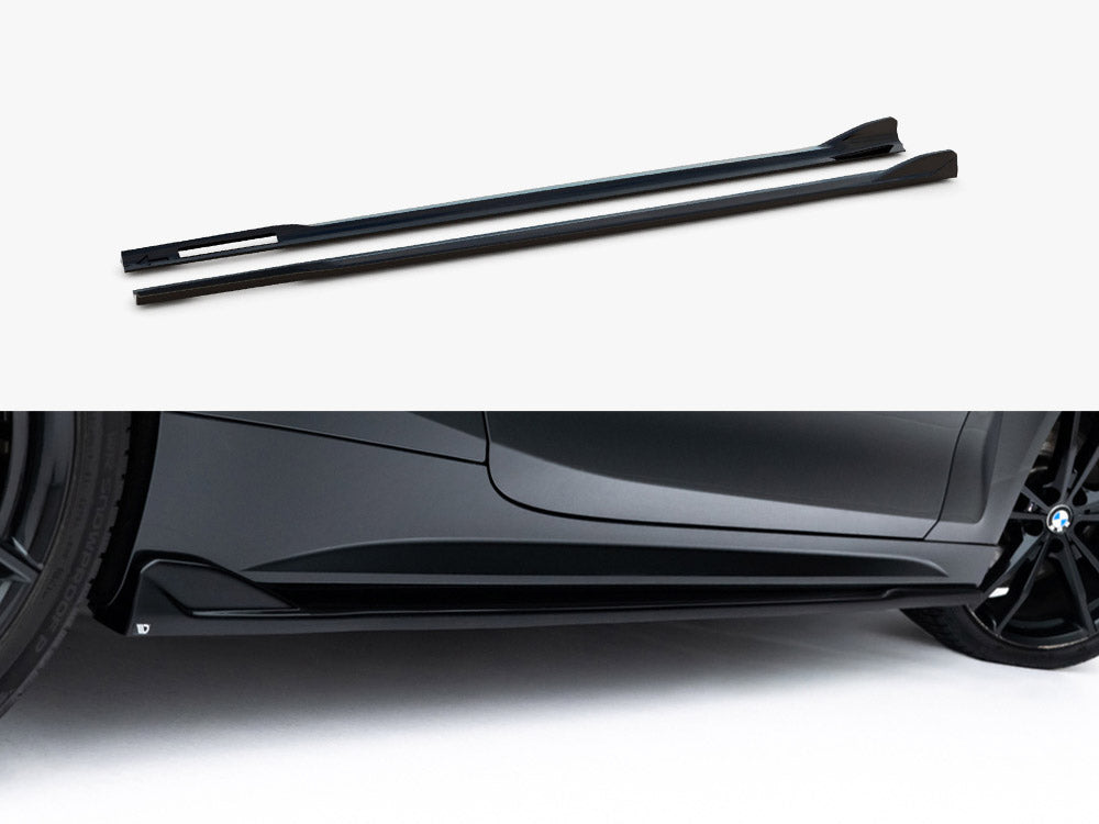 Maxton Design Side Skirts Diffusers V.2 BMW 4 M-Pack / M440i G22 / G23 / G22 Facelift / G23 Facelift - Wayside Performance 