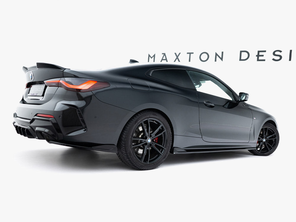 Maxton Design Side Skirts Diffusers V.2 BMW 4 M-Pack / M440i G22 / G23 / G22 Facelift / G23 Facelift - Wayside Performance 