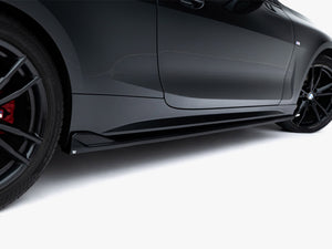 Maxton Design Side Skirts Diffusers V.2 BMW 4 M-Pack / M440i G22 / G23 / G22 Facelift / G23 Facelift - Wayside Performance 
