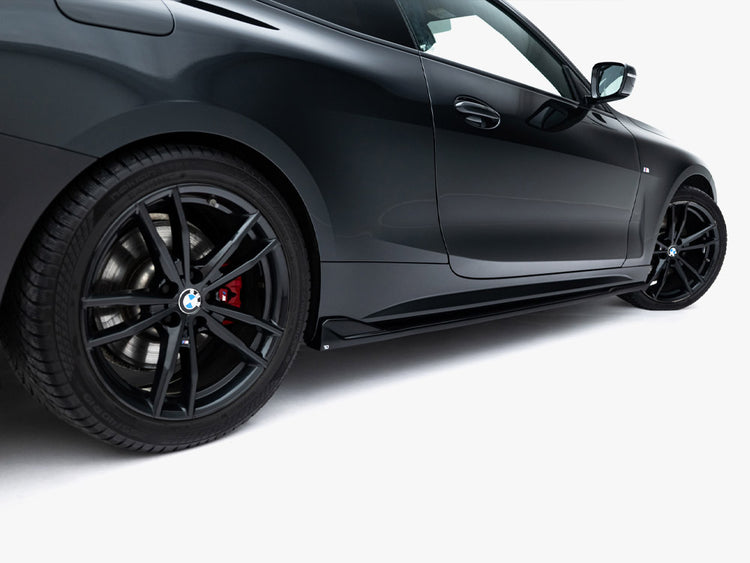 Maxton Design Side Skirts Diffusers V.2 BMW 4 M-Pack / M440i G22 / G23 / G22 Facelift / G23 Facelift - Wayside Performance 