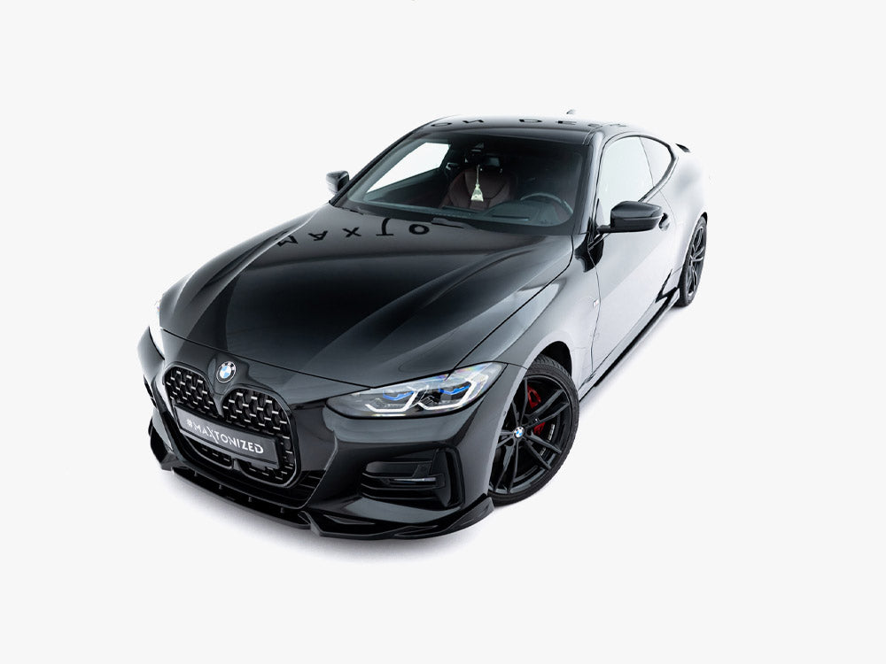 Maxton Design Front Splitter V.2 BMW 4 M-Pack / M440i G22 / G23 / G22 Facelift / G23 Facelift - Wayside Performance 