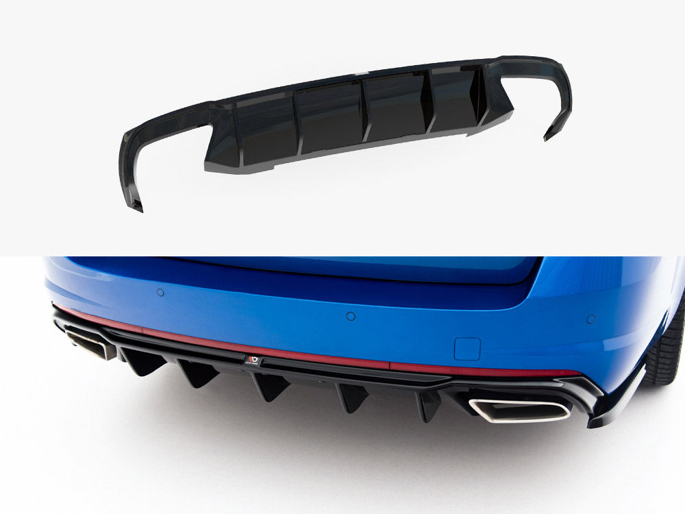 Rear Valance V.2 Skoda Octavia RS Mk3 / Mk3 FL Hatchback / Estate (Petrol) - Wayside Performance 