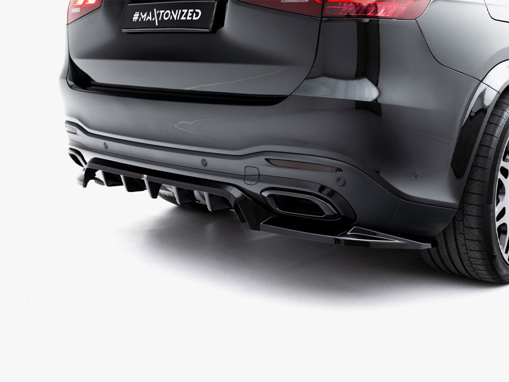 Maxton Design Rear Splitter (Vertical Bars) Mercedes-benz Gls Amg-line X167 Facelift - Wayside Performance 
