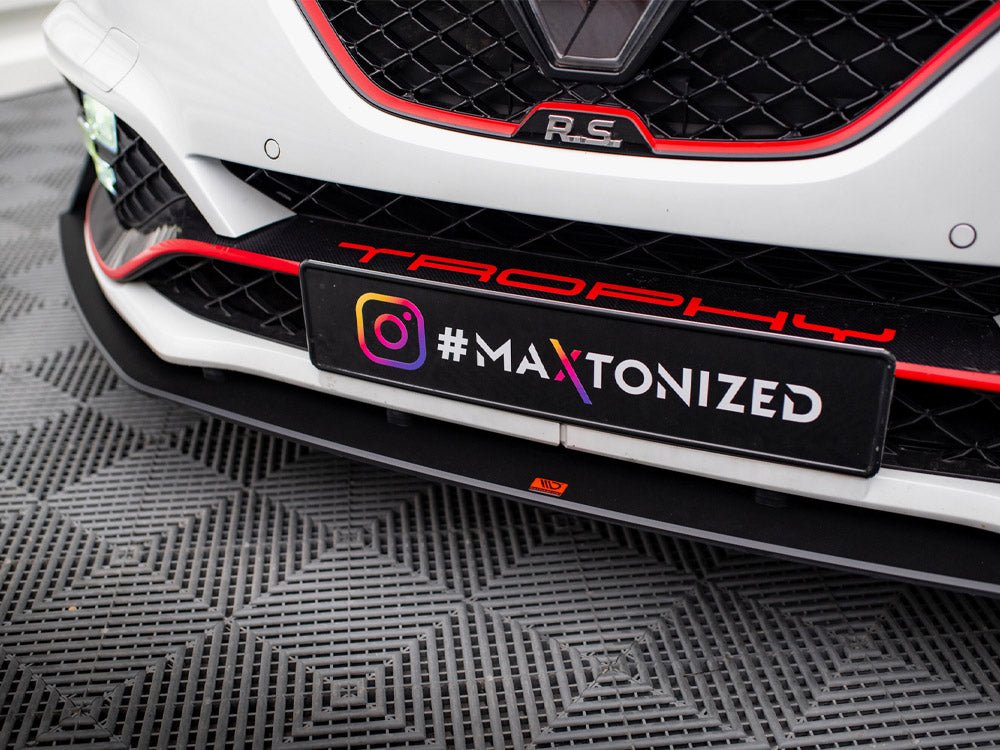 Maxton Design Street PRO Front Splitter Renault Megane RS Mk4 - Wayside Performance 