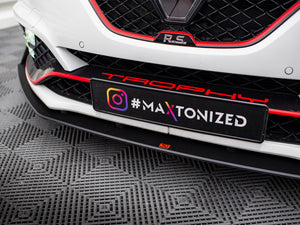Maxton Design Street PRO Front Splitter Renault Megane RS Mk4 - Wayside Performance 