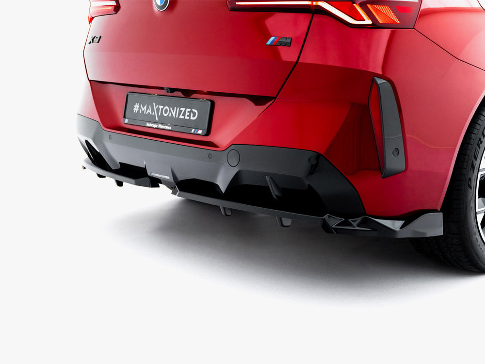 Maxton Design Rear Splitter (Vertical Bars) BMW X3 M-Pack G45 - Wayside Performance 