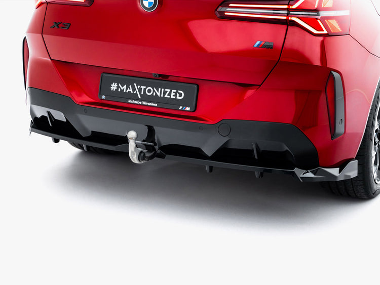 Maxton Design Rear Splitter (Vertical Bars) BMW X3 M-Pack G45 - Wayside Performance 