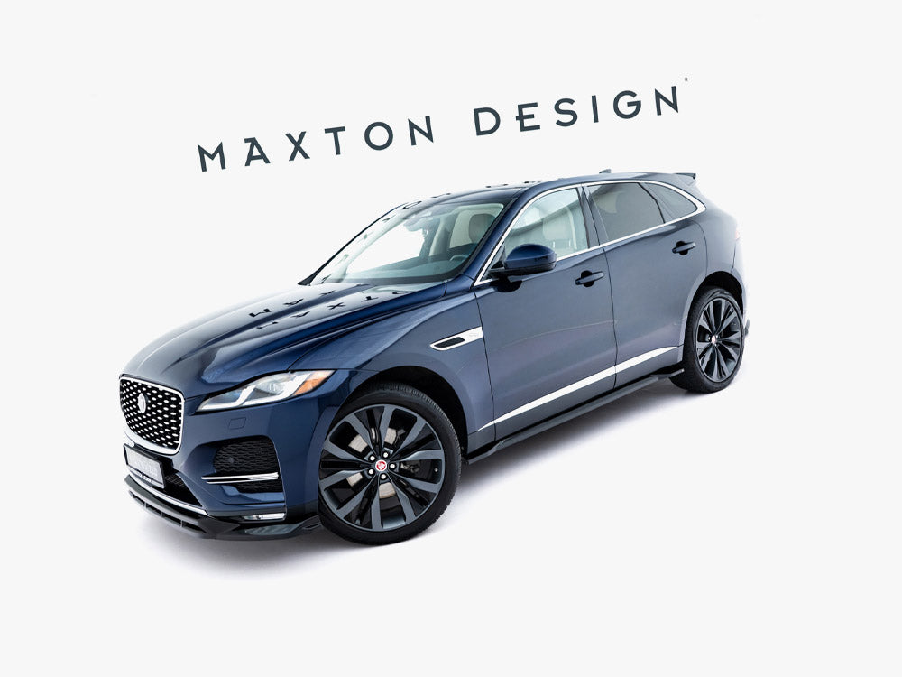Maxton Design Side Skirts Diffusers Jaguar F-Pace R-Sport Mk1 Facelift - Wayside Performance 