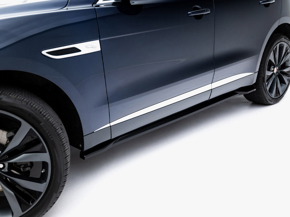 Maxton Design Side Skirts Diffusers Jaguar F-Pace R-Sport Mk1 Facelift - Wayside Performance 