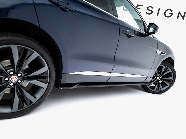 Maxton Design Side Skirts Diffusers Jaguar F-Pace R-Sport Mk1 Facelift - Wayside Performance 