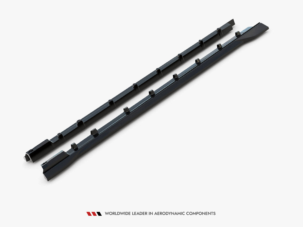 Maxton Design Side Skirts Diffusers Jaguar F-Pace R-Sport Mk1 Facelift - Wayside Performance 
