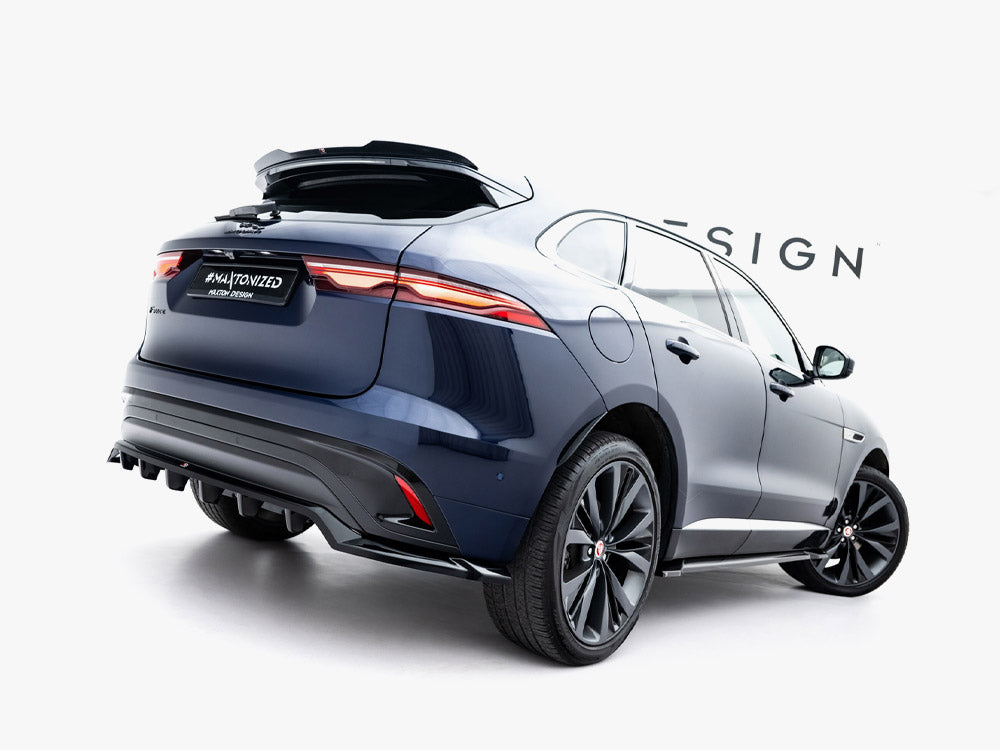 Maxton Design Rear Splitter (Vertical Bars) Jaguar F-Pace R-Sport Mk1 Facelift - Wayside Performance 