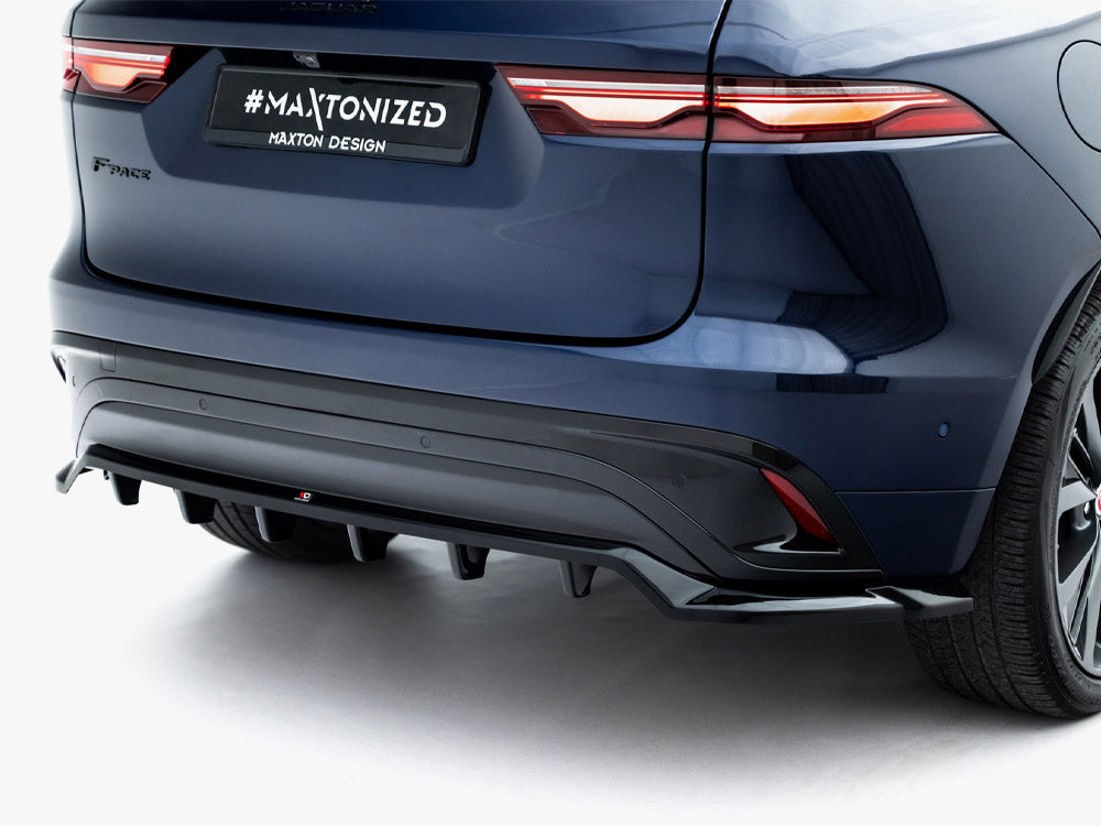 Maxton Design Rear Splitter (Vertical Bars) Jaguar F-Pace R-Sport Mk1 Facelift - Wayside Performance 