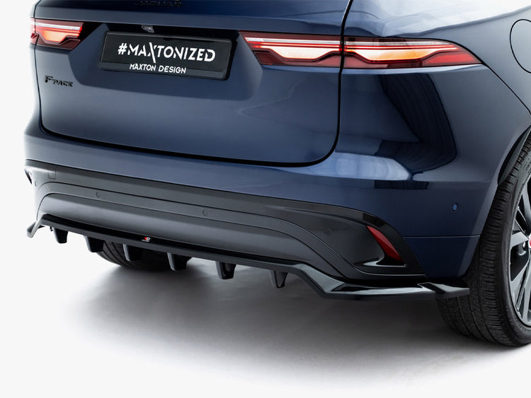 Maxton Design Rear Splitter (Vertical Bars) Jaguar F-Pace R-Sport Mk1 Facelift - Wayside Performance 