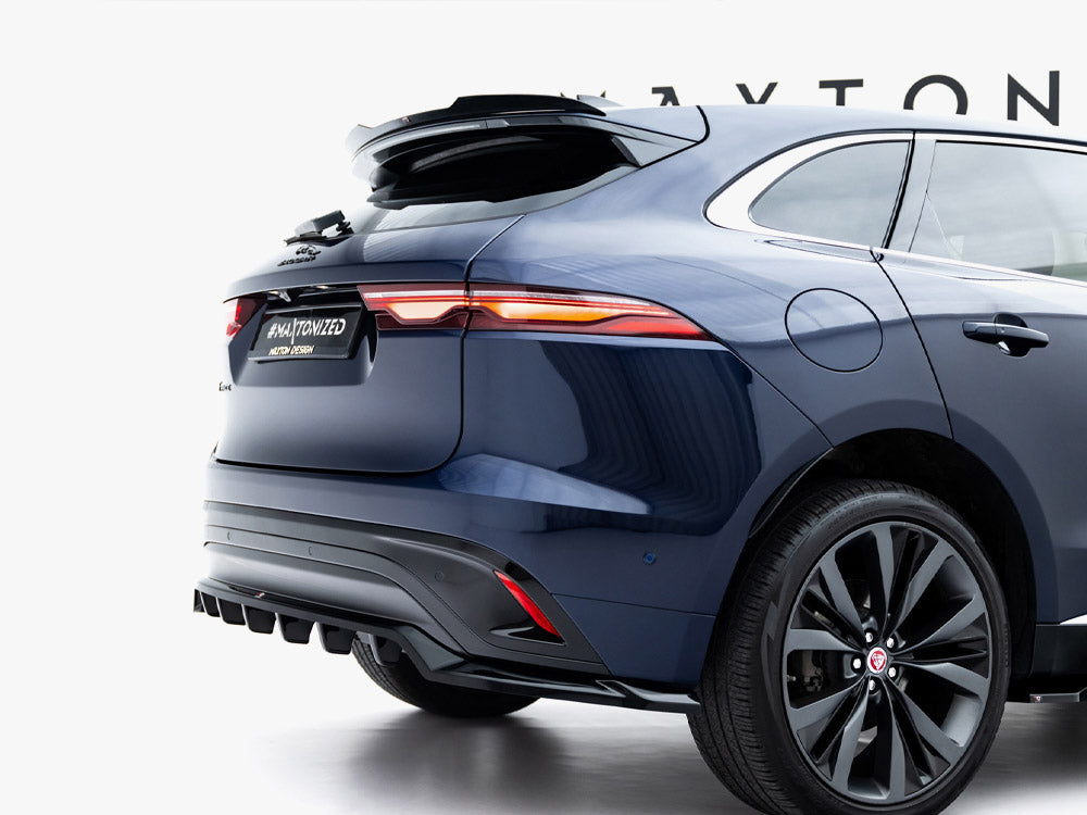 Maxton Design Rear Splitter (Vertical Bars) Jaguar F-Pace R-Sport Mk1 Facelift - Wayside Performance 