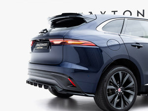 Maxton Design Rear Splitter (Vertical Bars) Jaguar F-Pace R-Sport Mk1 Facelift - Wayside Performance 