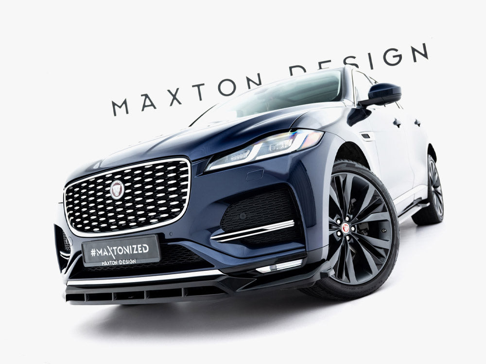 Maxton Design Front Splitter Jaguar F-Pace R-Sport Mk1 Facelift - Wayside Performance 