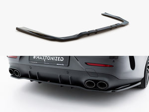 Central Rear Splitter (Vertical Bars) Mercedes AMG CLS 53 C257 - Wayside Performance 