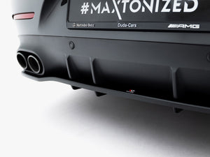 Central Rear Splitter (Vertical Bars) Mercedes AMG CLS 53 C257 - Wayside Performance 