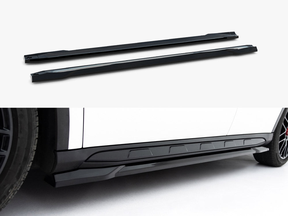 Maxton Design Side Skirts Diffusers Mercedes-Benz GLA 45 AMG X156 Facelift - Wayside Performance 