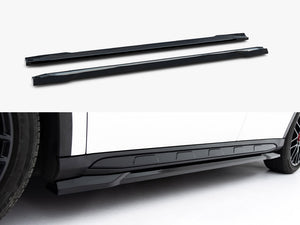Maxton Design Side Skirts Diffusers Mercedes-Benz GLA 45 AMG X156 Facelift - Wayside Performance 
