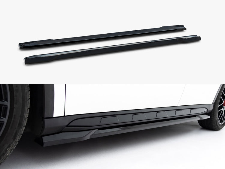 Maxton Design Side Skirts Diffusers Mercedes-Benz GLA 45 AMG X156 Facelift - Wayside Performance 