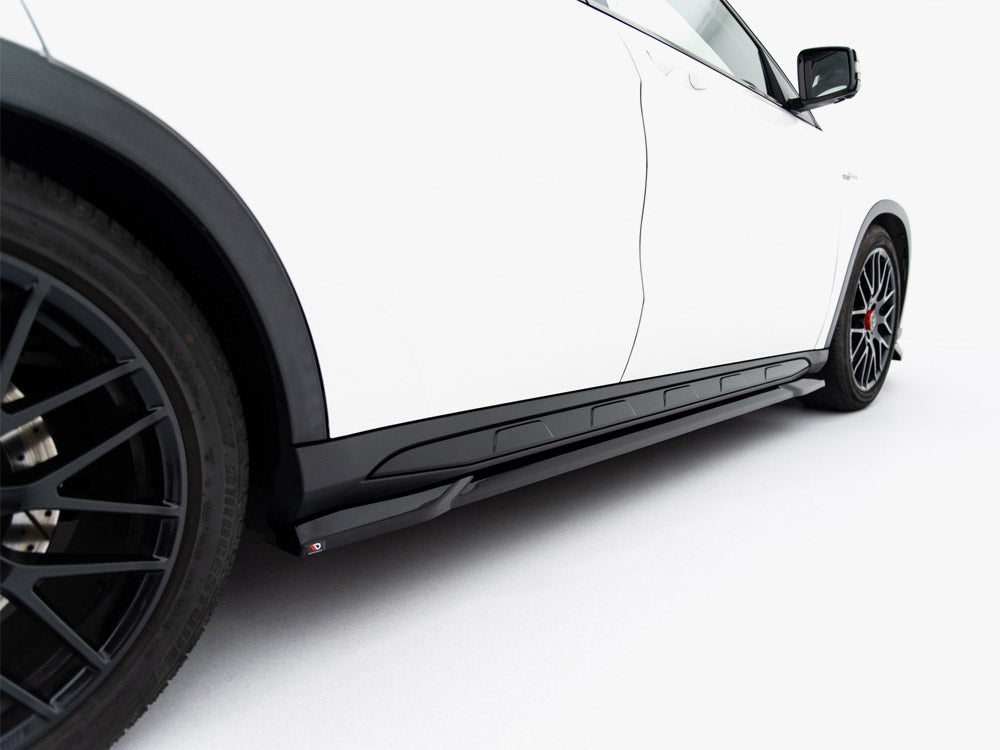 Maxton Design Side Skirts Diffusers Mercedes-Benz GLA 45 AMG X156 Facelift - Wayside Performance 