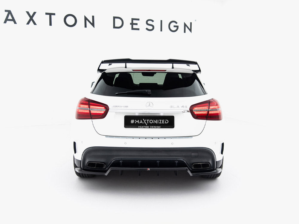 Maxton Design Rear Splitter (Vertical Bars) Mercedes-Benz GLA 45 AMG X156 Facelift - Wayside Performance 